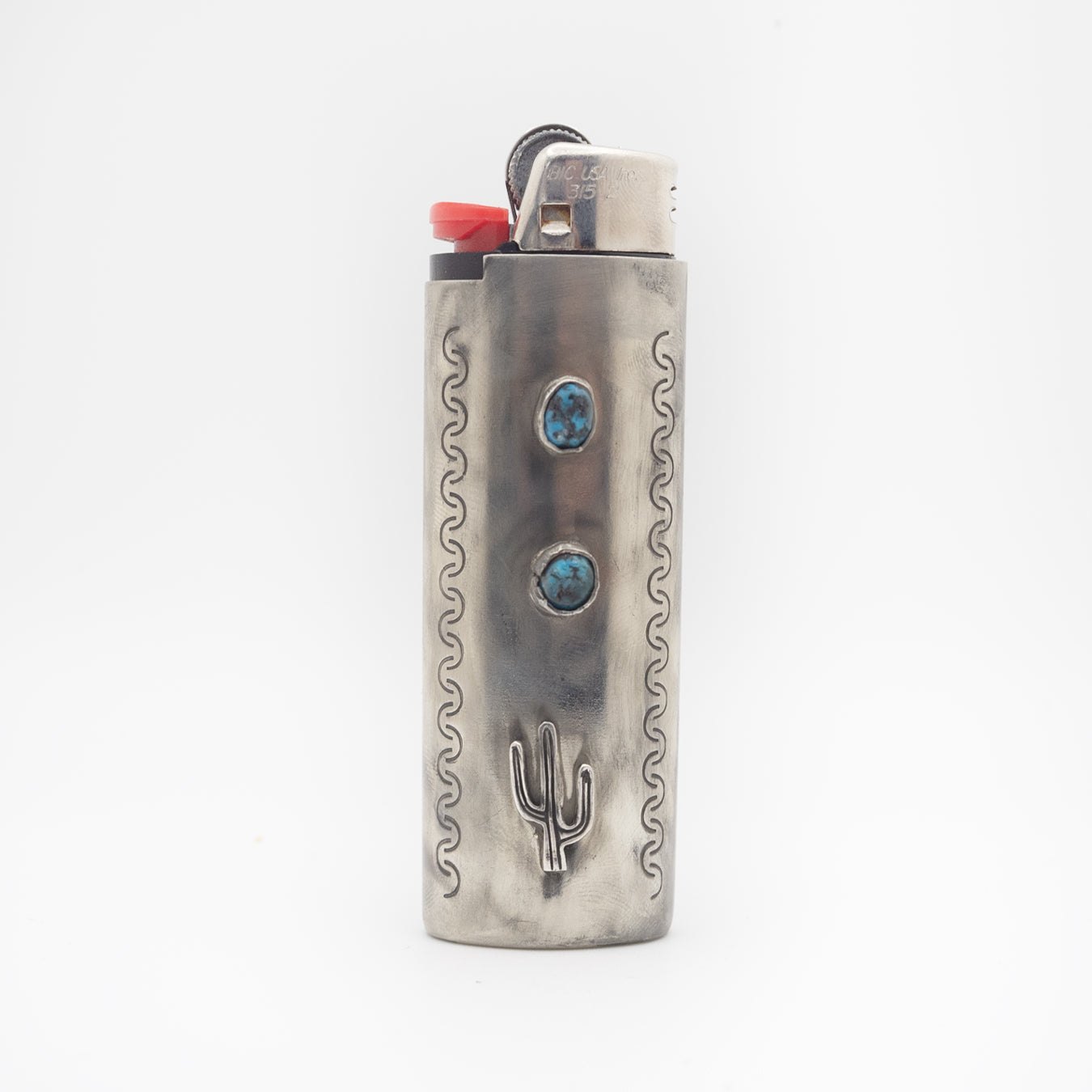 Desert Spark – Turquoise Edition Lighter Case