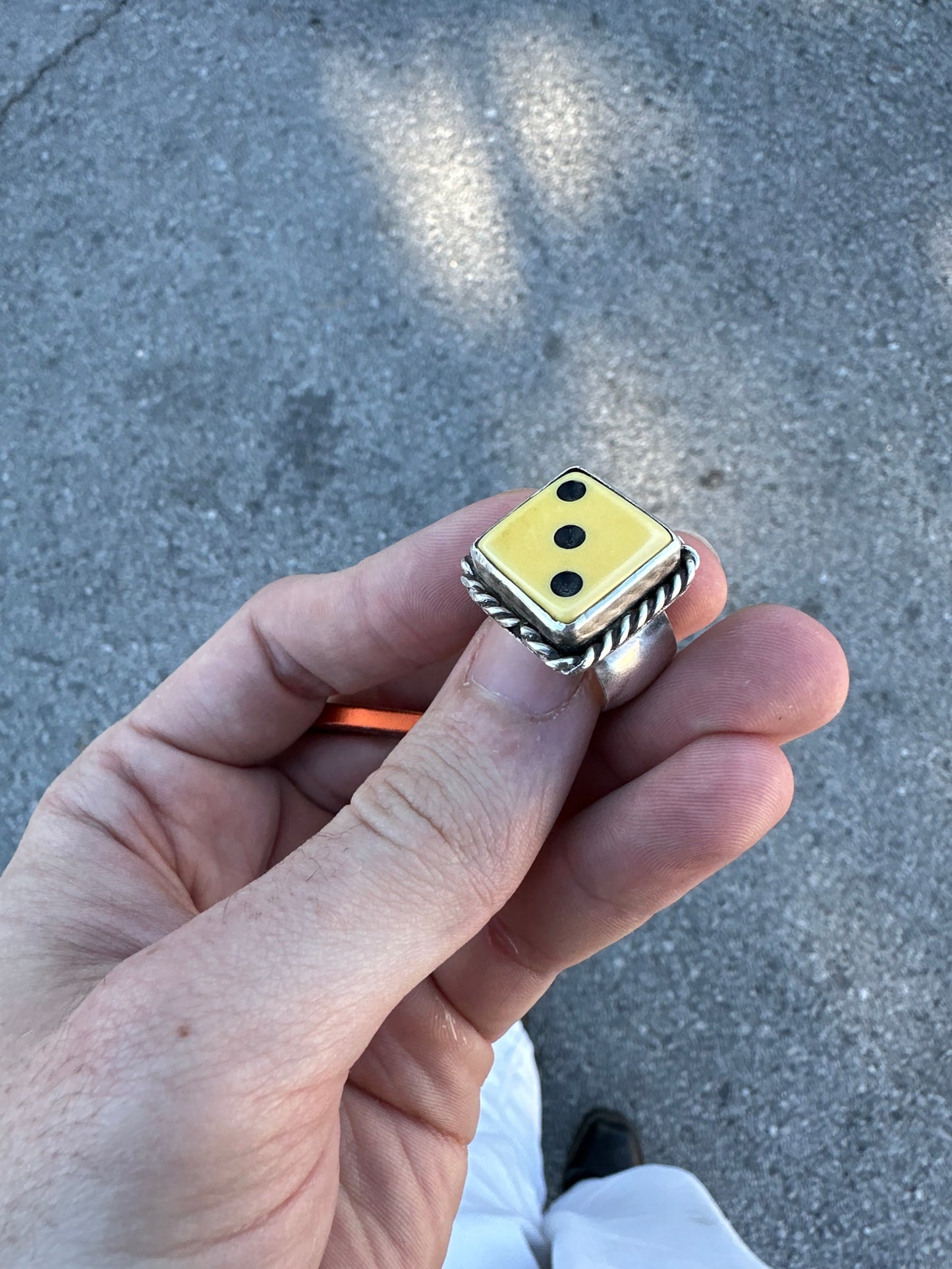 Custom Hard Luck Dice Ring