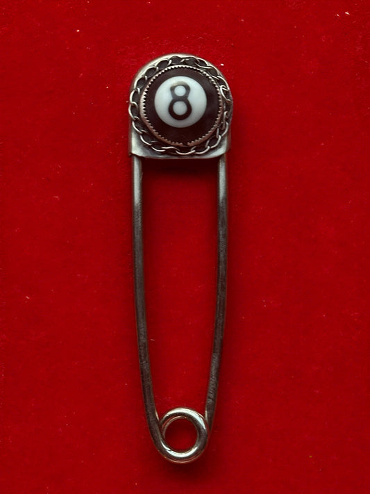8 ball safety pin
